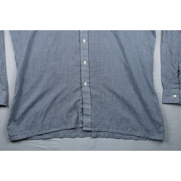 Vintage Burdines Mens Store Plaid Long Sleeve Shirt Soft Button Down Collar - Picture 6 of 8